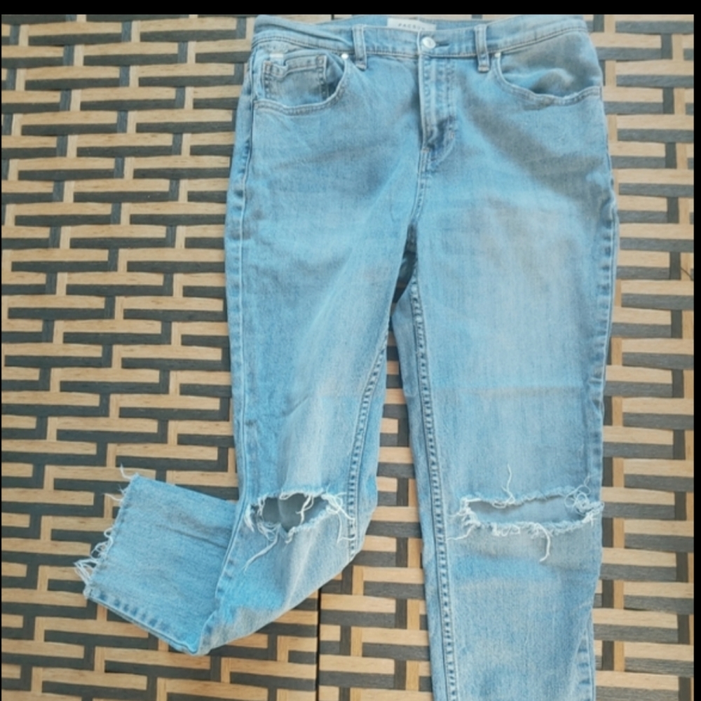PacSun Vintage Icon Pre-Distressed Straight Leg Jeans Sz: 29